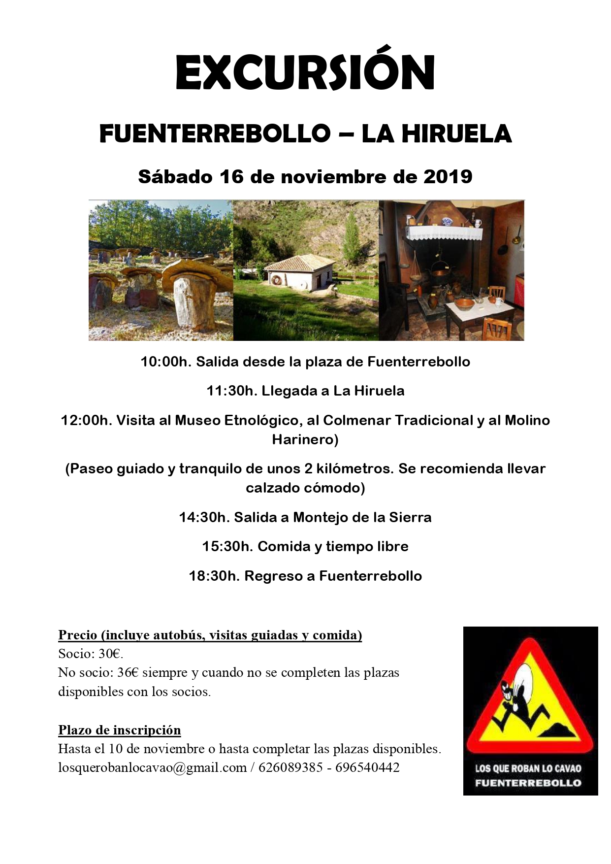 excursion higuera