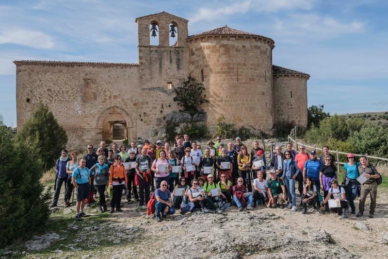 Más de medio centenar de personas disfrutan de la última etapa del Camino de San Frutos organizada por Turismo de la Diputación