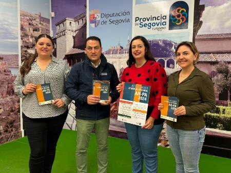 Arqueología, rutas moteras y patrimonio inmaterial centran la oferta de la Diputación de Segovia en la Feria AR-PA