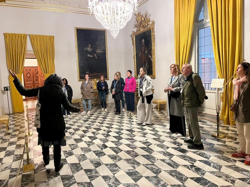 Once representantes del sector turístico alemán visitan el Real Sitio de San Ildefonso