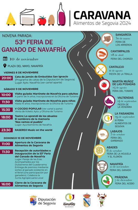 IX Caravana de Alimentos y Feria del Ganado de Navafría