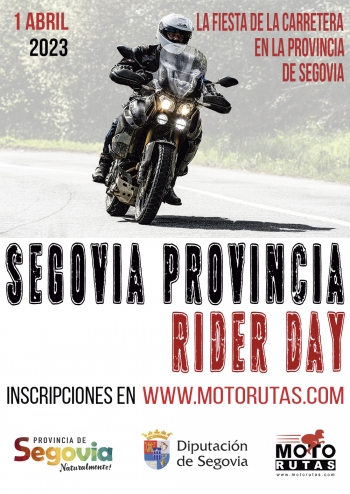 95 CARTEL SEGOVIA RIDER DAY DE MOTORUTAS