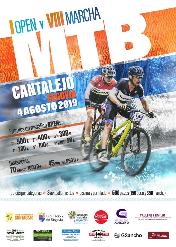 open y VIII marcha MTB Cantalejo 2019