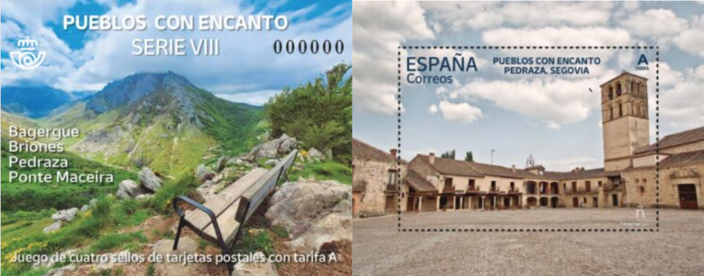 Un pueblo de Segovia en un sello de Correos edición especial