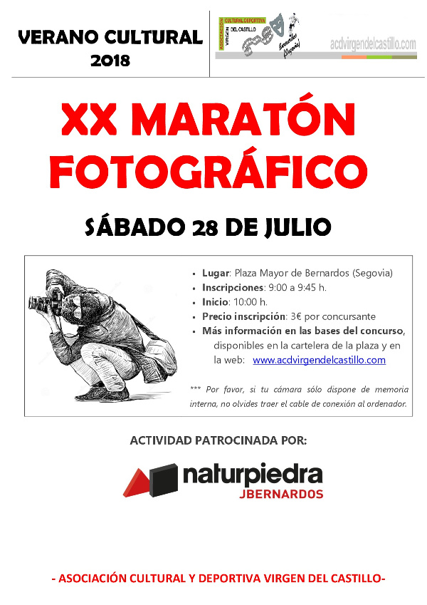 Cartel XX Maraton Fotografico 2018 1 1 001